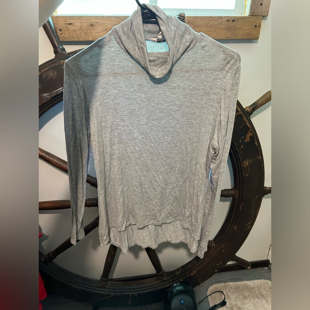 Grey Turtleneck